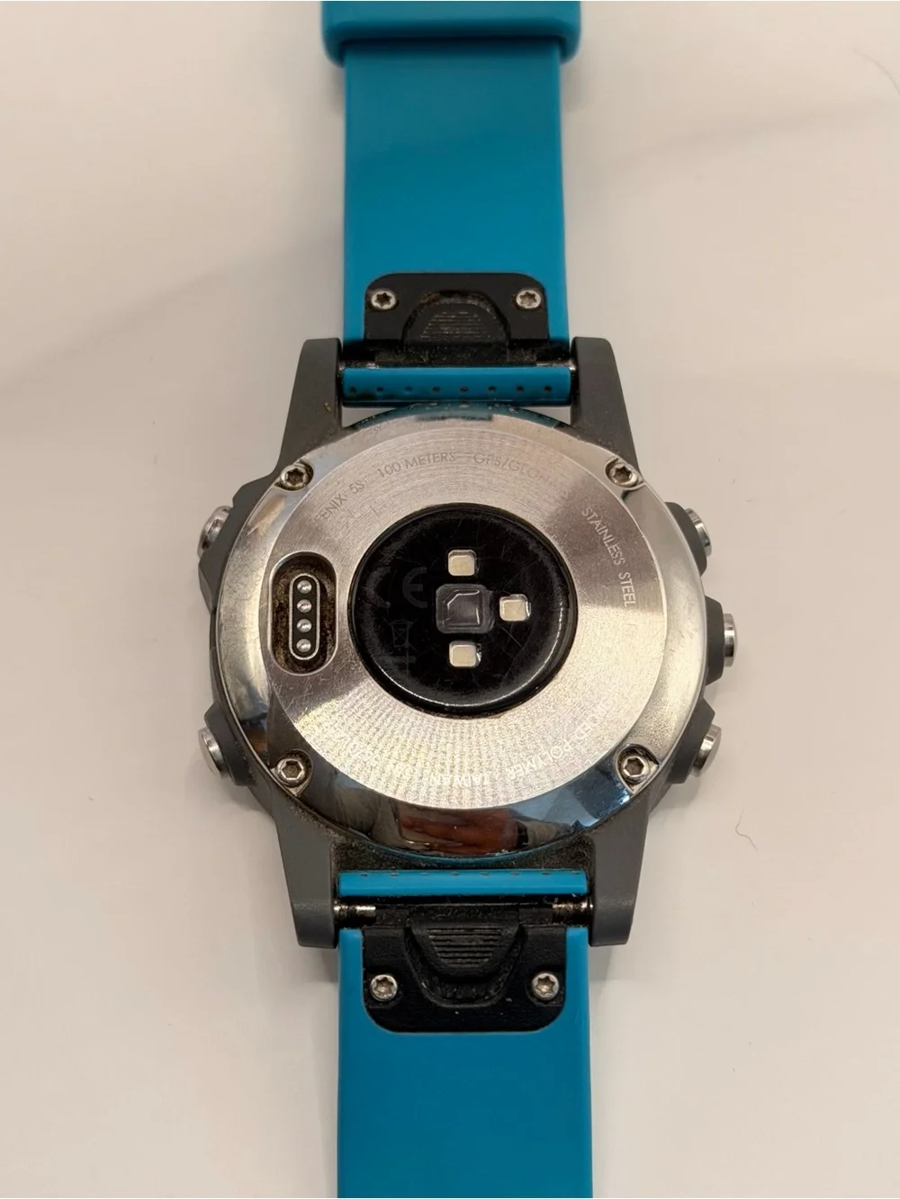 Garmin Fenix 5s, Tested, Smartwatch, Fitness Tracker, Charger Included, Blue Ban